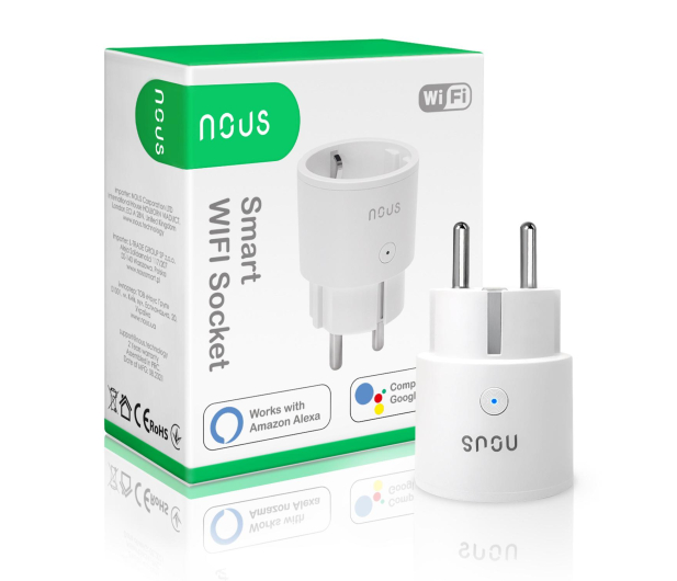 Nous Inteligentne gniazdko WiFi A8 - 1153068 - zdjęcie